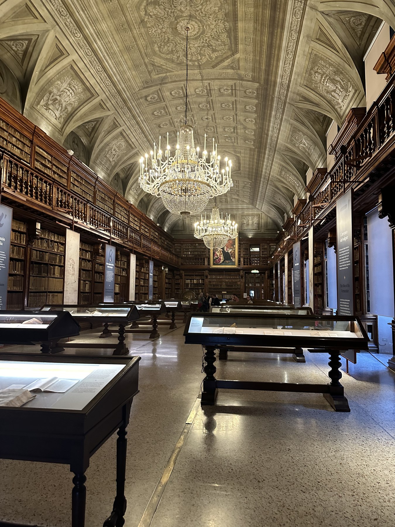 Sala di lettura storica della Biblioteca Braidense