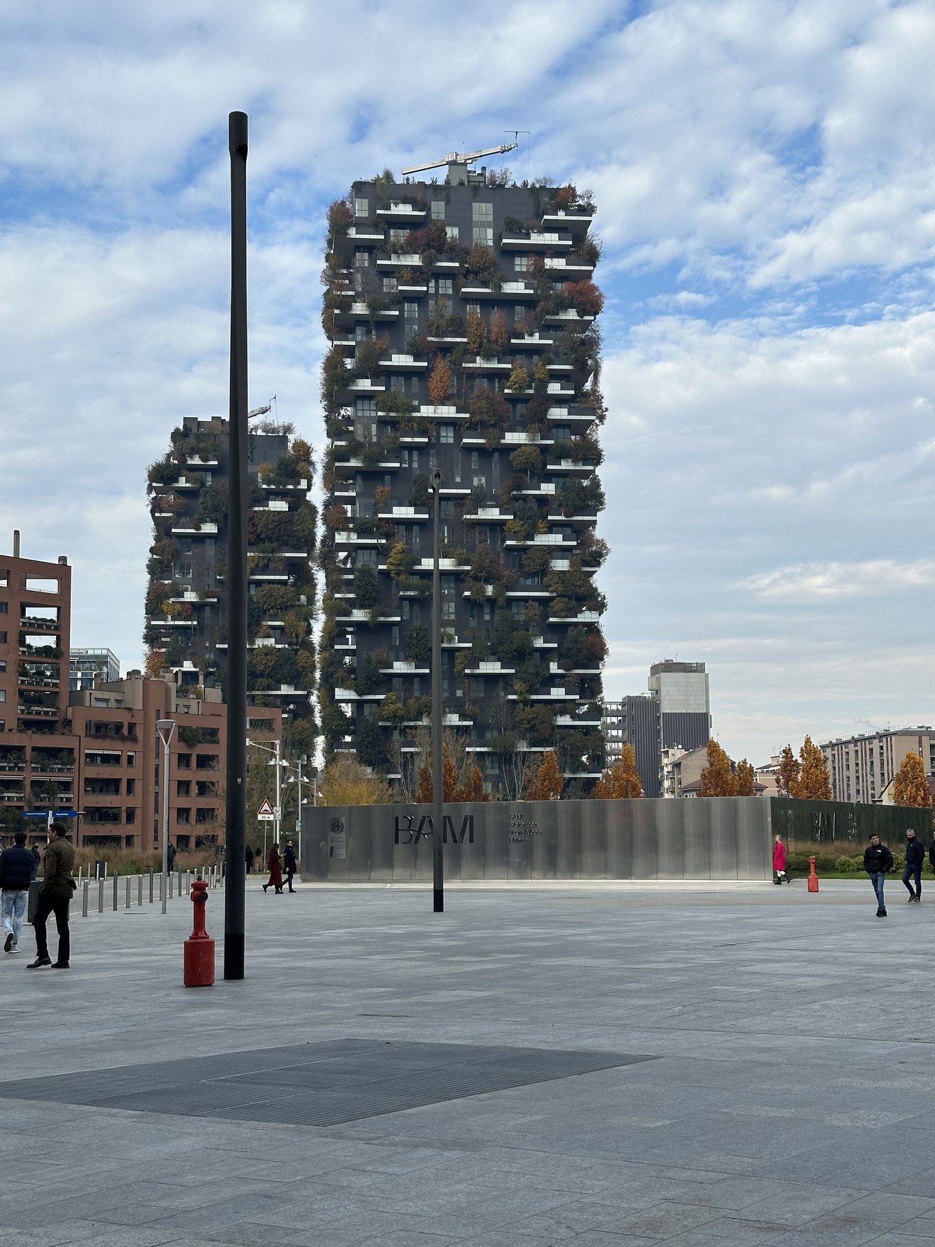 Torri del Bosco Verticale nel quartiere Porta Nuova di Milano