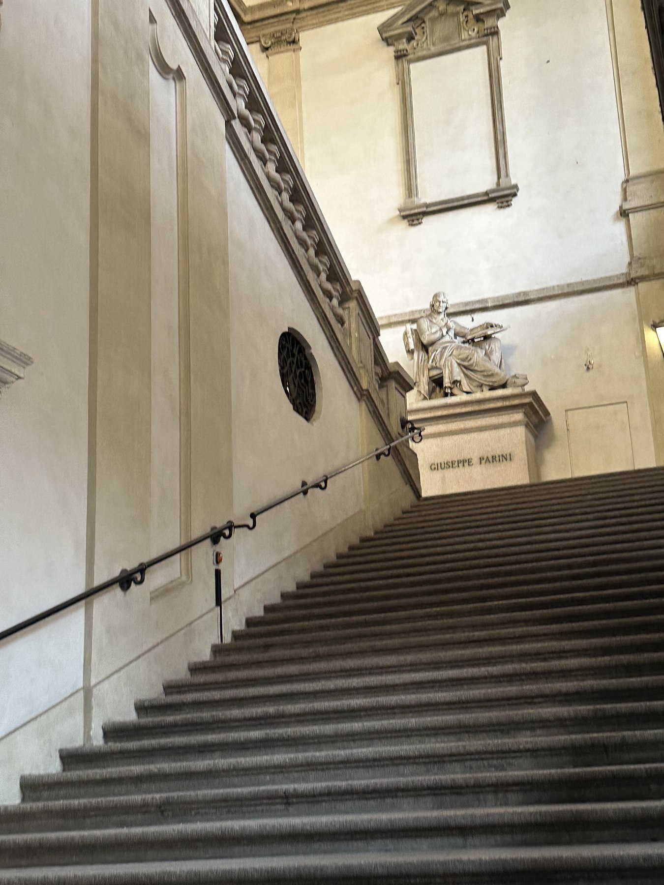 Scalone monumentale all’interno di Palazzo Brera